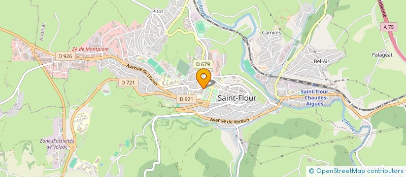 localisation de l'entreprise MEDIC AUVERGNE à SAINT-FLOUR