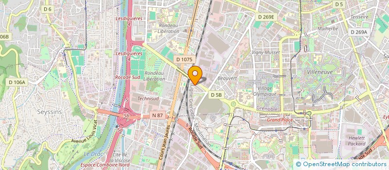 localisation de l'entreprise MEDIC AVEA à GRENOBLE