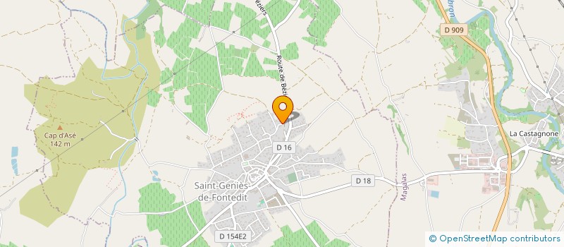 localisation de l'entreprise MEDIC CONFORT DU SUD  SAINT-GENIES-DE-FONTEDIT