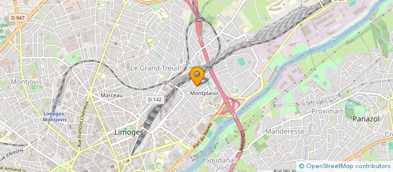 localisation de l'entreprise MEDIC CONSEIL à LIMOGES