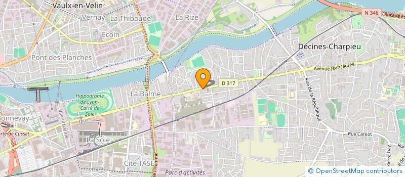 localisation de l'entreprise MEDIC ISO à DECINES-CHARPIEU