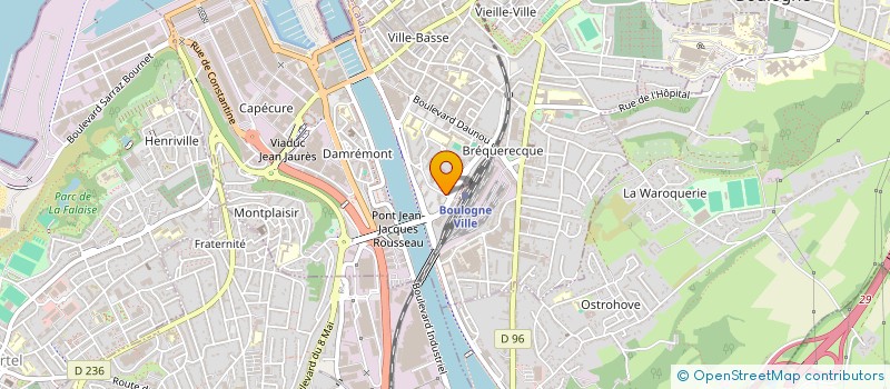 localisation de l'entreprise MEDIC'LENS  BOULOGNE-SUR-MER