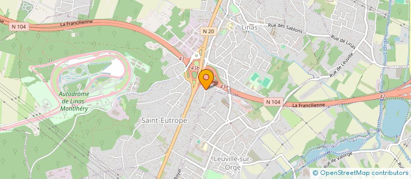 localisation de l'entreprise MEDIC LIV' à LINAS