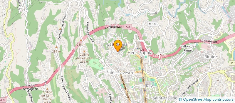 localisation de l'entreprise MEDIC SAPPIA à NICE
