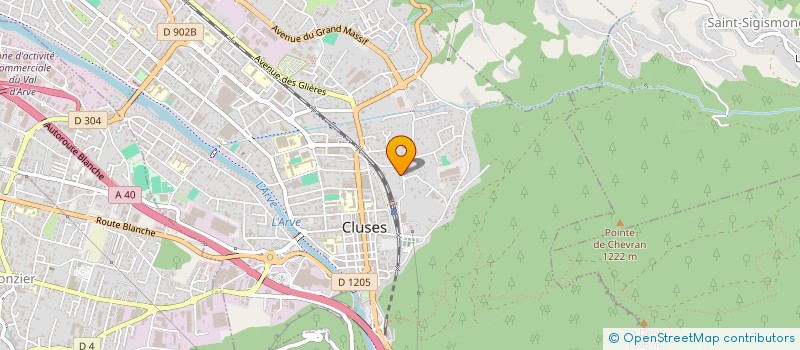 localisation de l'entreprise MEDIC-SCULTE à CLUSES