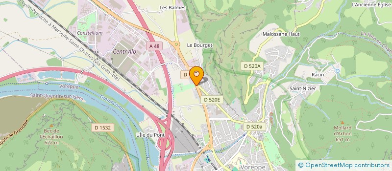 localisation de l'entreprise MEDIC'STEP à VOREPPE