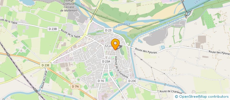 localisation de l'entreprise MEDICA BIO  MALLEMORT