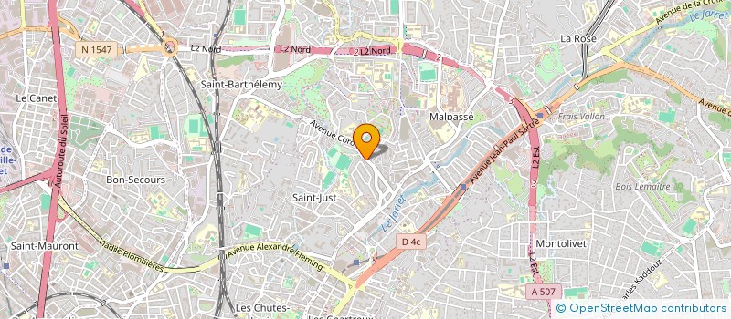 localisation de l'entreprise MEDICA COROT à MARSEILLE