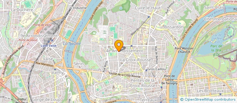 localisation de l'entreprise MEDICA CROIX-ROUSSE  LYON