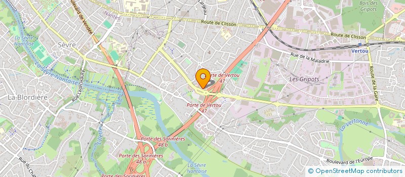 localisation de l'entreprise MEDICA FONCIERE 28  VERTOU