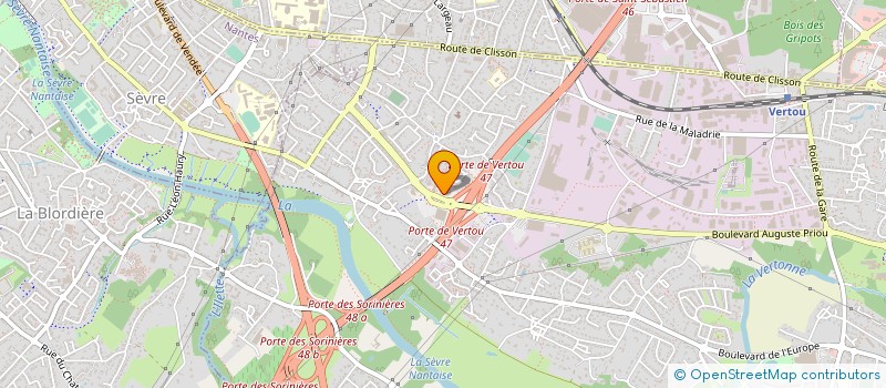 localisation de l'entreprise MEDICA FONCIERE D'EPINAY à VERTOU