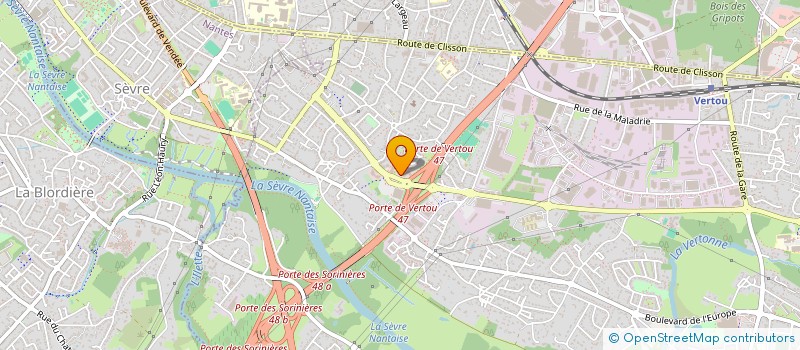 localisation de l'entreprise MEDICA FONCIERE GARCHES 92  VERTOU
