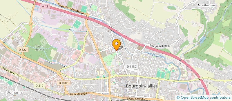 localisation de l'entreprise MEDICA FRANCE à BOURGOIN-JALLIEU