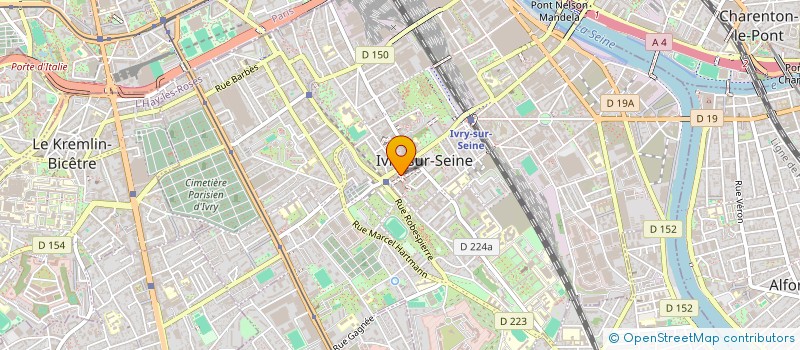 localisation de l'entreprise MEDICA IVRY EXPORT à IVRY-SUR-SEINE
