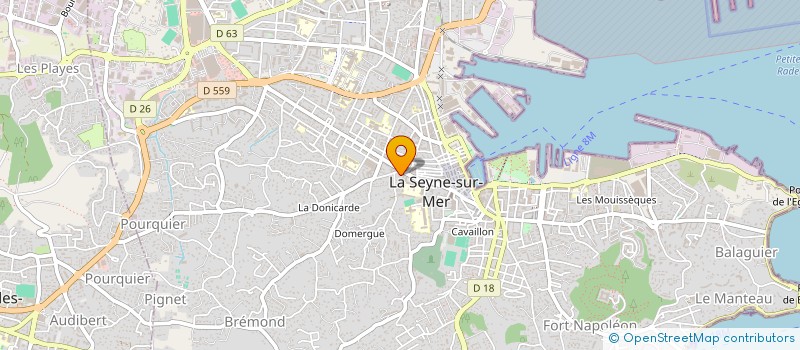 localisation de l'entreprise MEDICA PAT SERVICE à LA SEYNE-SUR-MER