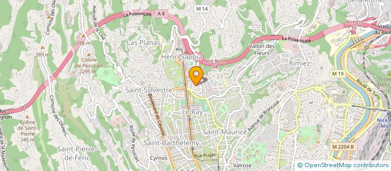 localisation de l'entreprise MEDICACONCEPT à NICE