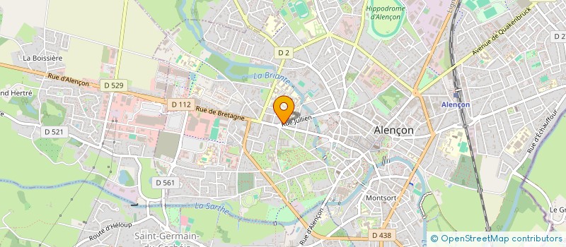 localisation de l'entreprise MEDICADVANCED à ALENCON
