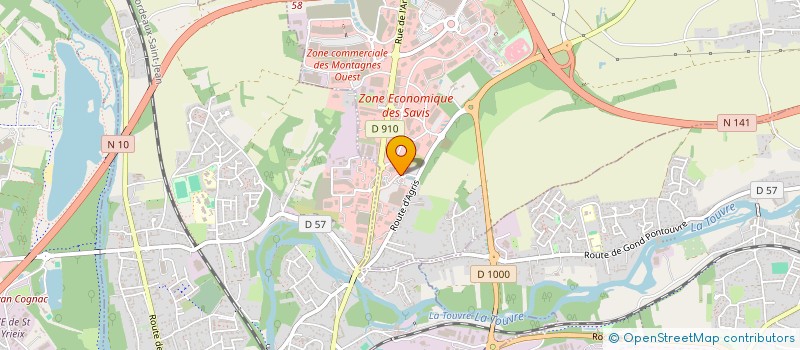 localisation de l'entreprise MEDICAL 16 à CHAMPNIERS