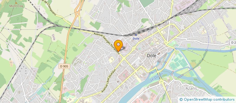 localisation de l'entreprise MEDICAL 39 SARL à DOLE