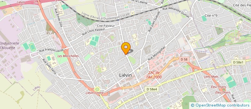 localisation de l'entreprise MEDICAL  LIEVIN