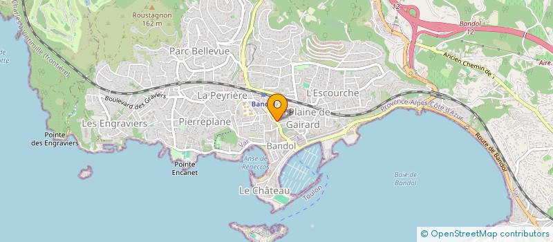 localisation de l'entreprise MEDICAL 83 à BANDOL