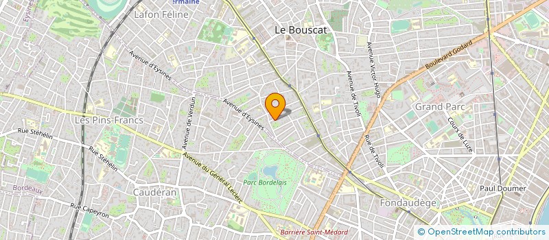 localisation de l'entreprise MEDICAL AGENCY à LE BOUSCAT