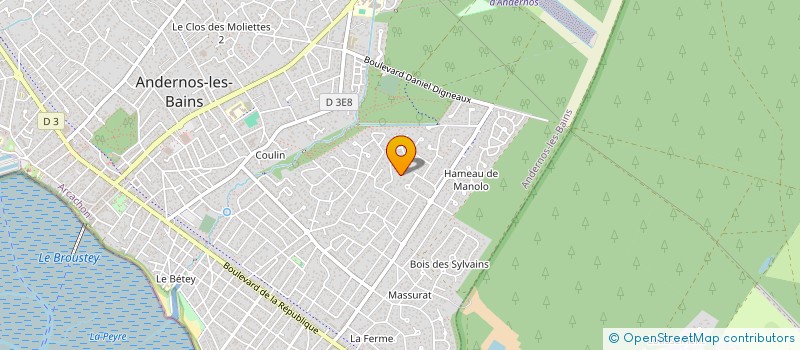 localisation de l'entreprise MEDICAL ALVD  ANDERNOS-LES-BAINS