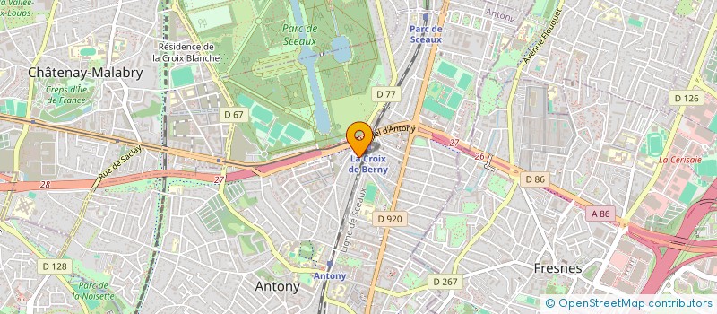 localisation de l'entreprise MEDICAL AXES HOLDING à ANTONY
