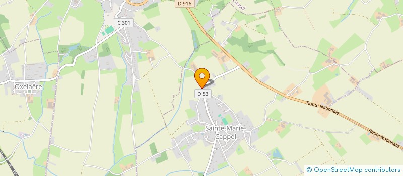 localisation de l'entreprise MEDICAL CENTER  SAINTE-MARIE-CAPPEL