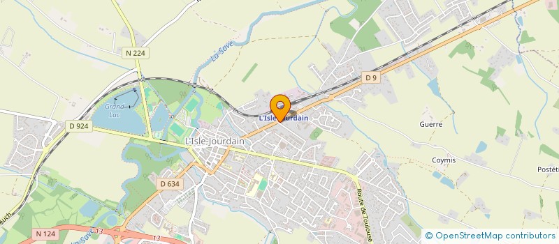 localisation de l'entreprise MEDICAL CONSEIL 32 à L'ISLE-JOURDAIN