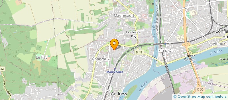 localisation de l'entreprise MEDICAL CONSULTING INTERNATIONAL FRANCE à ANDRESY
