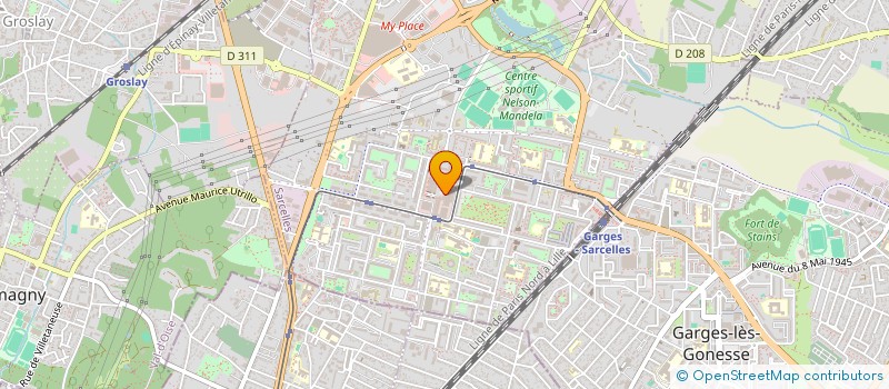 localisation de l'entreprise MEDICAL DENTAIRE LOGISTIQUE  SARCELLES