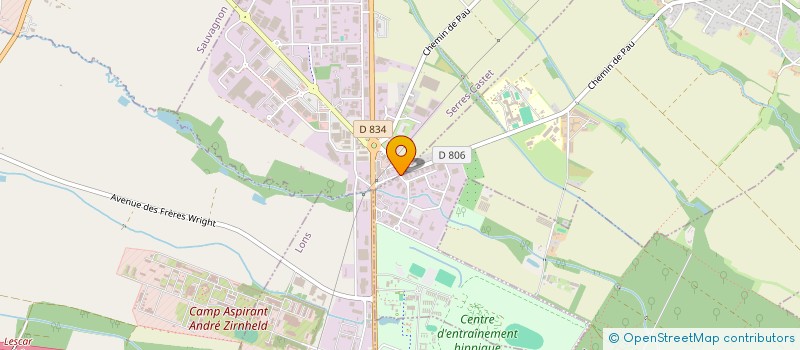 localisation de l'entreprise MEDICAL DES LUYS  SERRES-CASTET