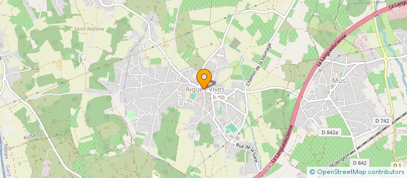 localisation de l'entreprise MEDICAL DEVEYES à AIGUES-VIVES