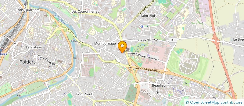 localisation de l'entreprise MEDICAL DISTRI  POITIERS