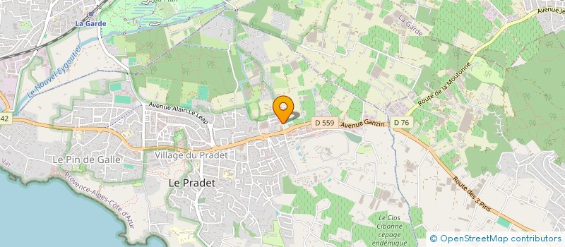 localisation de l'entreprise MEDICAL DISTRIBUTION à LE PRADET