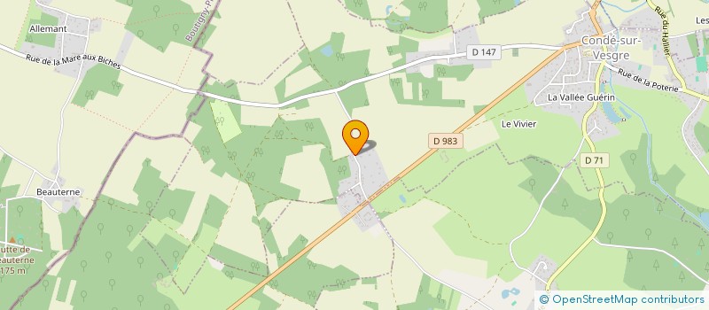 localisation de l'entreprise MEDICAL EVIDENCE  CONDE-SUR-VESGRE