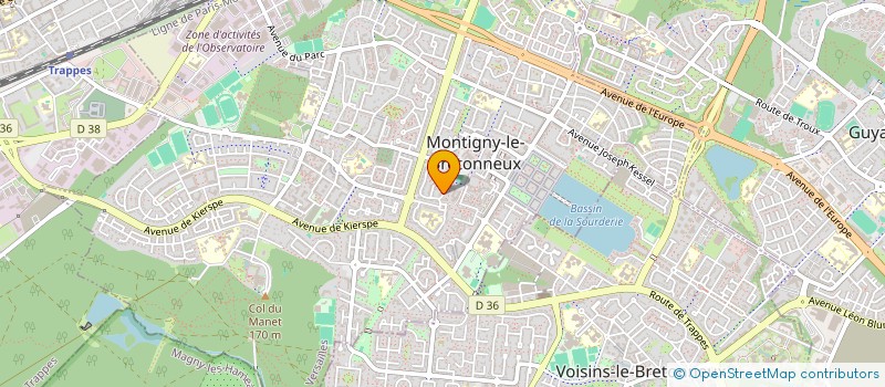 localisation de l'entreprise MEDICAL FLORE D'ARCY  MONTIGNY-LE-BRETONNEUX