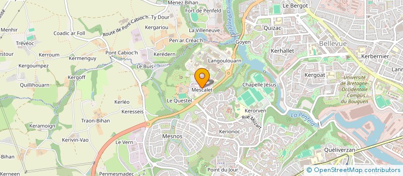 localisation de l'entreprise MEDICAL GRAND OUEST à BREST