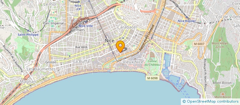 localisation de l'entreprise MEDICAL HYGIENE COTE D'AZUR  NICE
