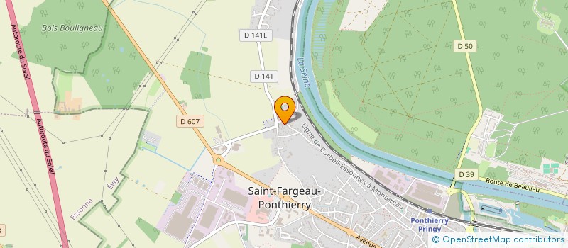 localisation de l'entreprise MEDICAL IMMO  SAINT-FARGEAU-PONTHIERRY