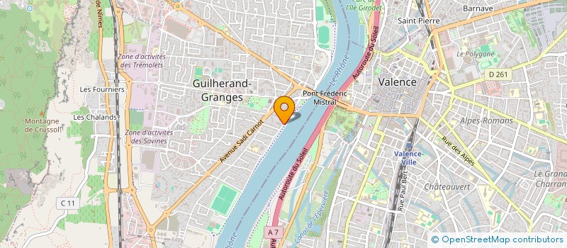 localisation de l'entreprise MEDICAL-ING  GUILHERAND-GRANGES