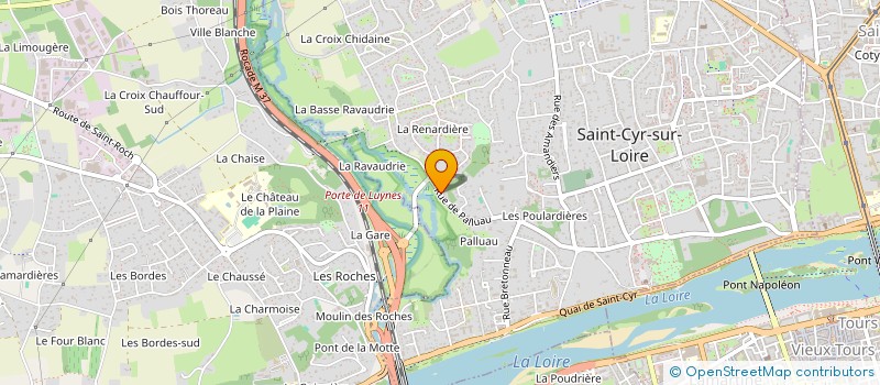 localisation de l'entreprise MEDICAL LEAGUE  SAINT-CYR-SUR-LOIRE