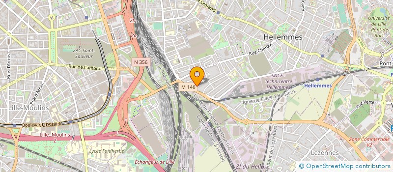localisation de l'entreprise MEDICAL MERCIER à LILLE