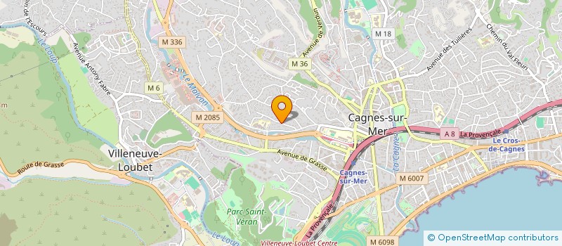 localisation de l'entreprise MEDICAL PARAMEDICAL SERVICES à CAGNES-SUR-MER