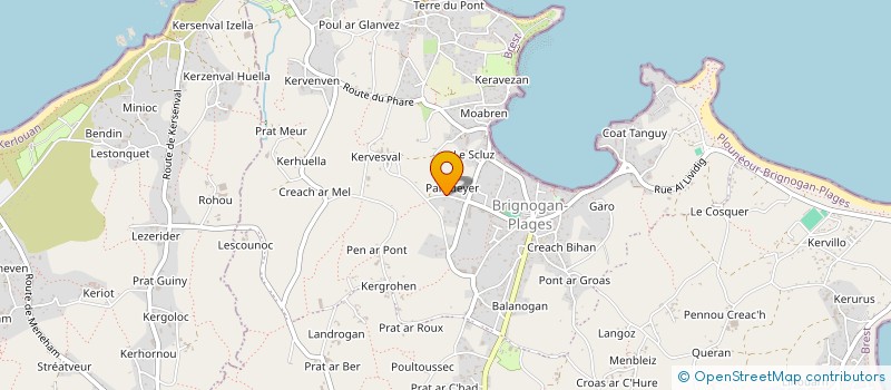 localisation de l'entreprise MEDICAL PARTENAIRE à PLOUNEOUR-BRIGNOGAN-PLAGES