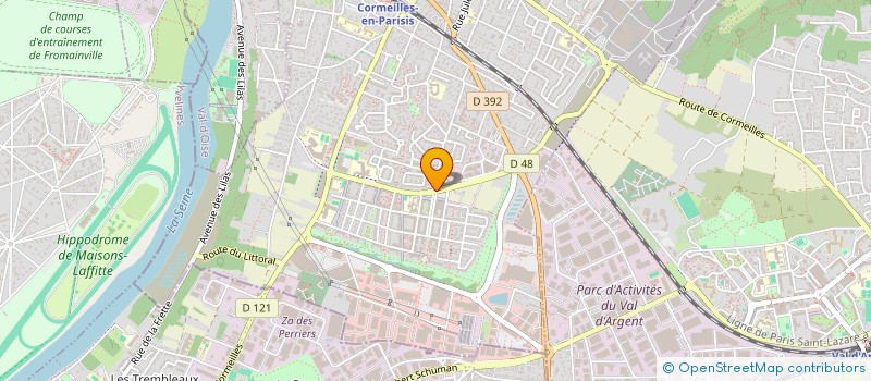 localisation de l'entreprise MEDICAL PHARMA à CORMEILLES-EN-PARISIS