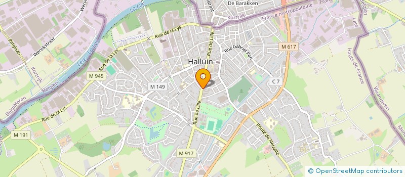 localisation de l'entreprise MEDICAL PLUS SARL à HALLUIN