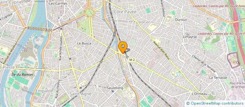 localisation de l'entreprise MEDICAL PONT DES DEMOISELLES à TOULOUSE