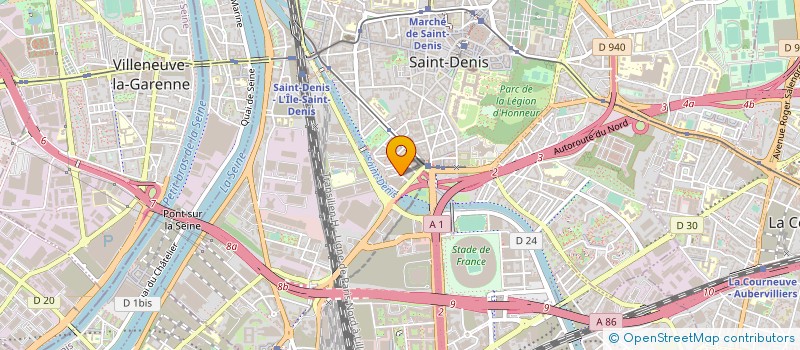 localisation de l'entreprise MEDICAL PRODUCTION  SAINT DENIS